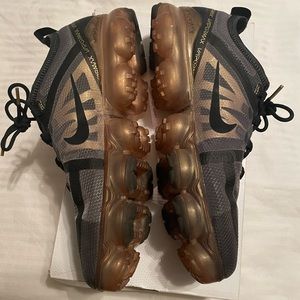 Men’s Nike Black and Gold Air Vapormax